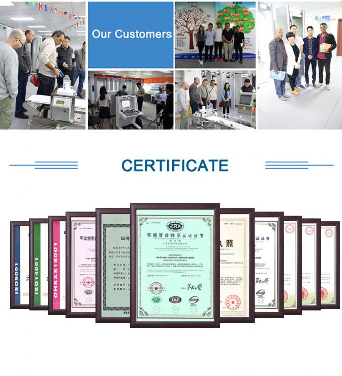 Online dynamische gewichtscontroleerder Voedseontroleermachine voor zware en omvangrijke voorwerpen Breed bereik Controleermachine met afwerper 13