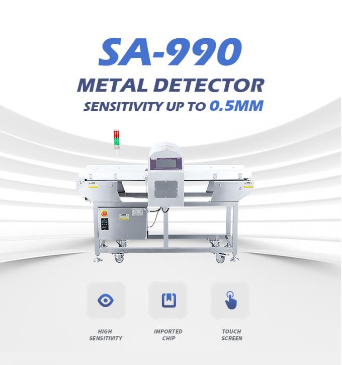 Hooggevoelige Transportband Tunnel Touchscreen Voedsel Metaaldetector Nauwkeurige Detectie 2