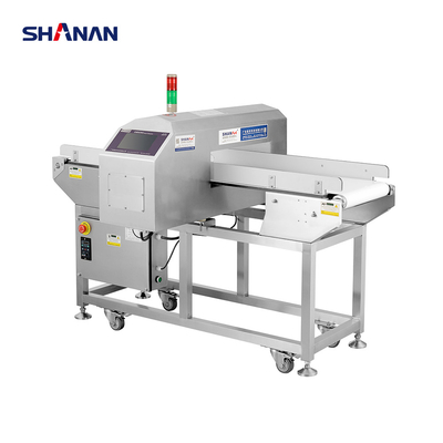 Touchscreen Conveyor Belt Detector Metalen Naald Detector Voedsel Metalen Detector Met Multi-Language System