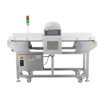 Industriële metaaldetector met transportband voor melkpoederzakkarton