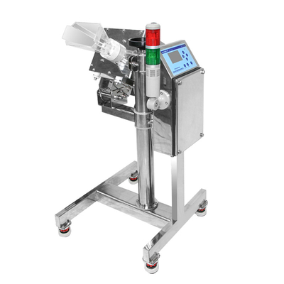 Tablet metalen scheider extractor met IP56 bescherming Digitale farmaceutische transportband Metalen detector met touchscreen