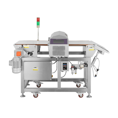 Transportband Metalen detector Vriesvoedsel Farmaceutische industrie Frequentiegevoeligheid Voedselveiligheid