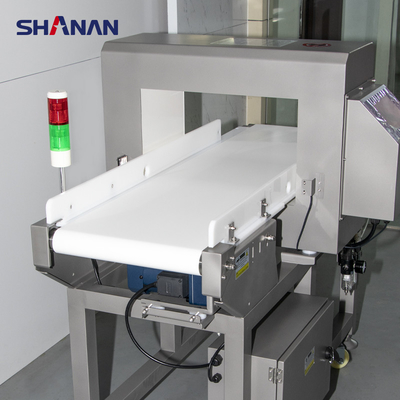 Warm verkoop Voedselbeveiligingsgordel Transportband Metalen detector Instrument Metalen detector Machine System Met Afwijzing China Suppli