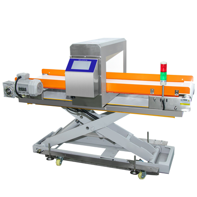 Op maat gemaakte bevroren voedsel metalen detector Hoog-precisie intelligente rundvlees bevroren sashimi voedsel metalen detector tunnel