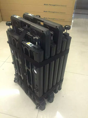 De multigang van de Strekenfouillering door Magnetometer van LEIDENE Deur Vertonings de Draagbare Vouwen