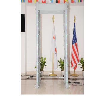 Detectors van het overwelfde galerij de Professionele Metaal in Luchthavens, Gang door Scanner