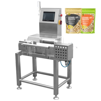 8 inch volledig touchscreen geautomatiseerde gewichtsinspecteur met afwijzend optioneel drukstok en flap drop