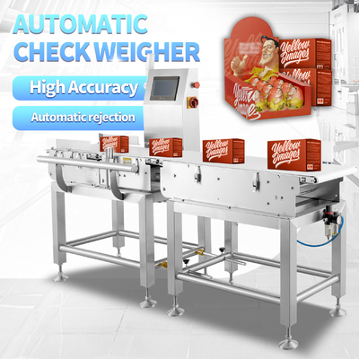 0.1g hoge nauwkeurigheid Verpakkingsweeging Checkweiger Automatische afwijzingscontrole Weegmachine