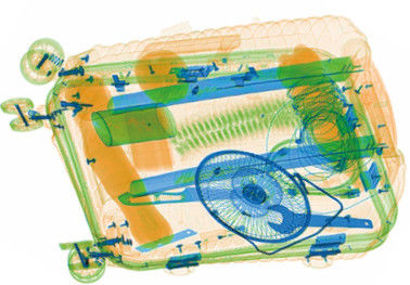 Transportbandluchthaven X Ray Baggage Inspection System, 100 - 160kv-de Scanner van de Luchthavenbagage