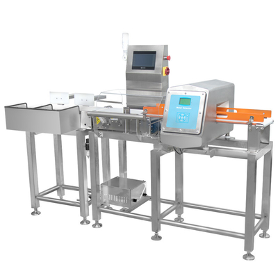 Combo metaaldetector en checkweigher voor nauwkeurige productgewicht- en afmetingsverificatie