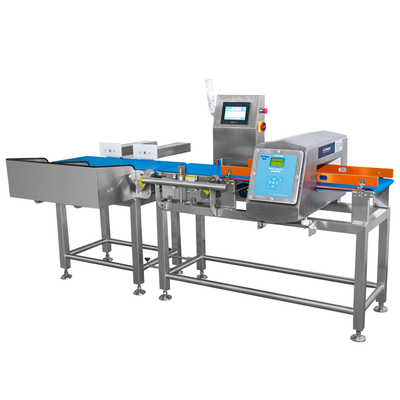 Full Touch Screen Checkweigher metalen detector combinatie