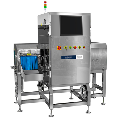 Hoog snelheidsdigitaal beeldverwerkingssysteem Voedsel Röntgenmachine Klasse III Instrumentenclassificatie Voor maximaal 600 producten per minuut