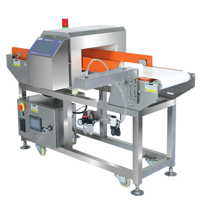 CE / ISO metaaldetector voor voedsel / farmaceutische producten 0.5 mm gevoeligheid automatisch afwijzingssysteem