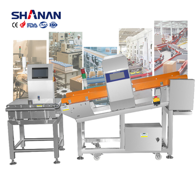 Combo metalen detector en checkweigher ± 0,1 G nauwkeurigheid voor hoge verticale 750 ± 50 mm kan worden aangepast