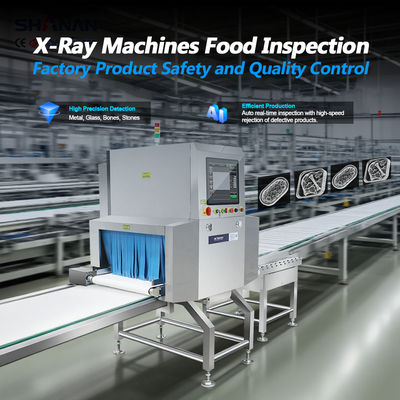 Industriële röntgeninspectiemachine systeem voor voedsel, SUS304 testapparatuur met afkeur