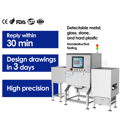 Industriële röntgeninspectie voor medische producten, verpakkingen, diervoeding, blik, fles, doos, machine