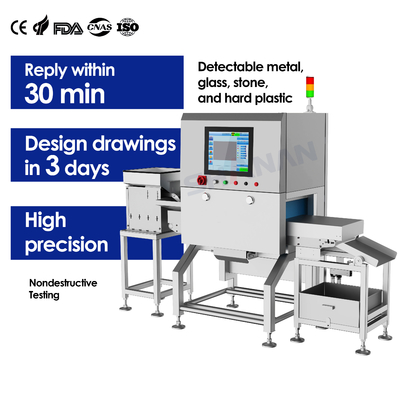 Kwaliteit Zeer Efficiënte Detectie Afkeur Apparatuur Voedsel Röntgeninspectie Systemen Machines