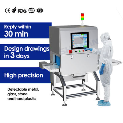 Röntgenmachine voor voedselinspectie van chocolade, noten en conserven; afkeursysteem