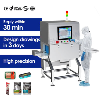 Intuïtieve gebruikersinterface Voedsel X-ray inspectie systemen Werken binnen een temperatuur van 0 tot 40 graden Celsius Zorgen voor voedselcontrole