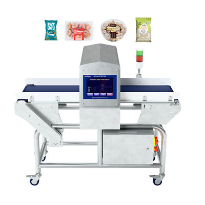 Voedsel Kaas Cracker En Biscuit Fabriek Transportband Metaaldetector