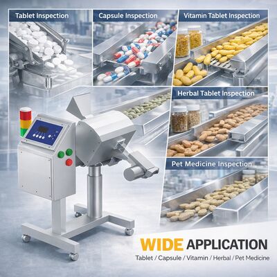 Tabletten Capsules Metaldetector Farmaceutische tabletten Vervaardiging aanpasbare fabriek