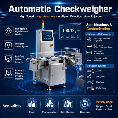 Automatische verpakkingsmachine 500 kg-800 kg met afwijzingsfunctie
