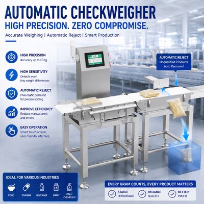 High Speed Dynamic Conveyor Weight Checker, 2 jaar garantie