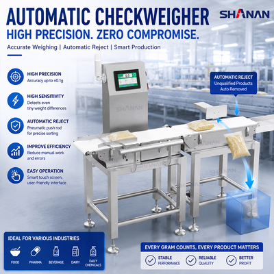 Weight Checker Gewicht in verpakkings- en productieprocessen Transportband Weight Checker-fabrieken,