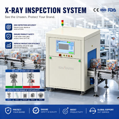 Hoogprecisie Industrial X-Ray Inspection System Machine Met Automatische Afwijzing Voor Voedsel Farmaceutisch Elektronisch Product Vreemde Object Contaminant Detectie
